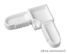 Соединительный уголок для рамного профиля 10*20 под углом 90°, цвет в ассортименте